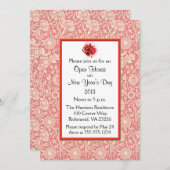 Carnaties Open House Nieuwjaarsdag Kaart (Voorkant / Achterkant)