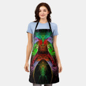 Carnaval Abstract Art Apron Schort (Gedragen)