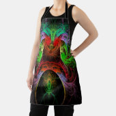 Carnaval Abstract Art Apron Schort (Insitu)