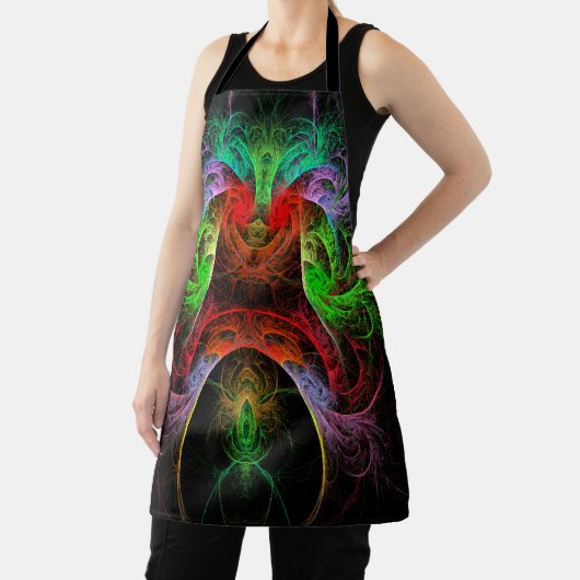 Carnaval Abstract Art Apron Schort (Insitu)