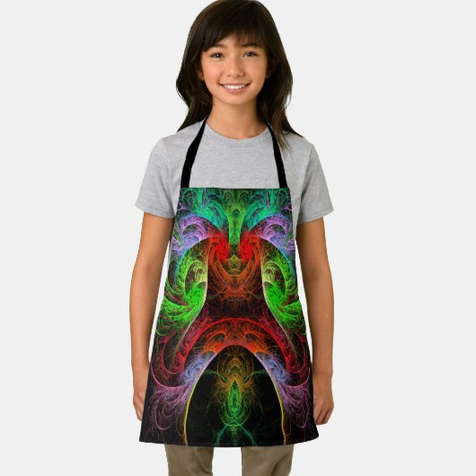 Carnaval Abstract Art Apron Schort (Insitu)