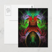 Carnaval Abstract Art Briefkaart (Voorkant / Achterkant)