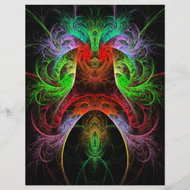 Carnaval Abstract Art Letterhead (Voorkant)