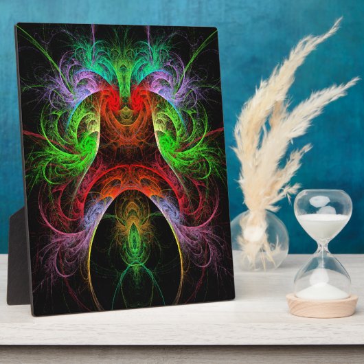 Carnaval Abstract Art Plaquette Fotoplaat (Zijkant)
