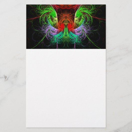 Carnaval Abstract kunstwerk Briefpapier (Voorkant)