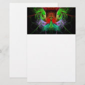 Carnaval Abstract kunstwerk Briefpapier (Voorkant / Achterkant)