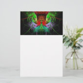 Carnaval Abstract kunstwerk Briefpapier (Staand voorkant)