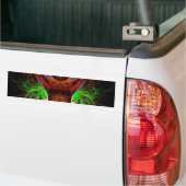 Carnaval Abstracte Art Bumpersticker (Op Truck)