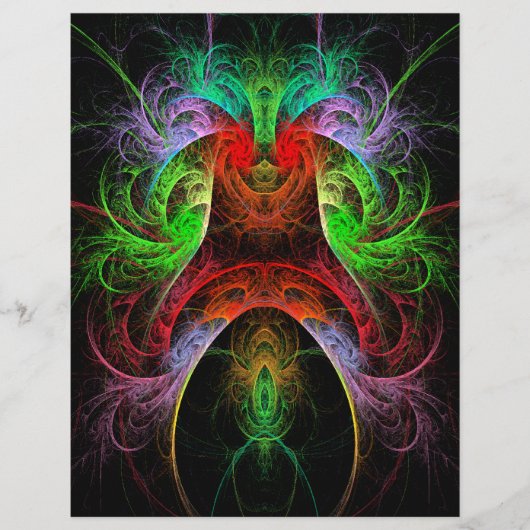 Carnaval Abstracte Art Flyer (Voorkant)