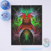 Carnaval Abstracte Art Flyer (Enkel)