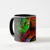 Carnaval Abstracte koffie Mok (Voorkant links)