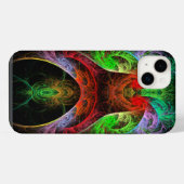 Carnaval Abstracte Kunst iPhone Hoesje (Achterkant horizontaal)