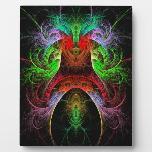 Carnaval Abstracte kunst Plaque Fotoplaat (Voorkant)