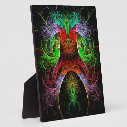 Carnaval Abstracte kunst Plaque Fotoplaat (Zijkant)