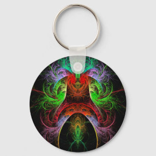 Carnaval Abstracte Kunst Sleutelhanger