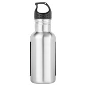 Carnaval Abstracte kunstfles Waterfles (Achterkant)