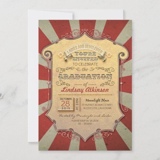 Carnaval Afstuderen Kaart (Voorkant)