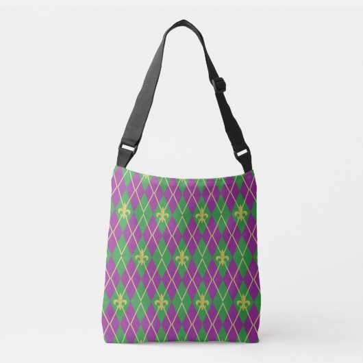 Carnaval Argyle all-over-print tas (Voorkant)