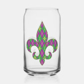 Carnaval Argyle Blikvorm Glas (Achterkant)