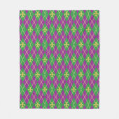 Carnaval Argyle Fleece Deken (Voorkant)