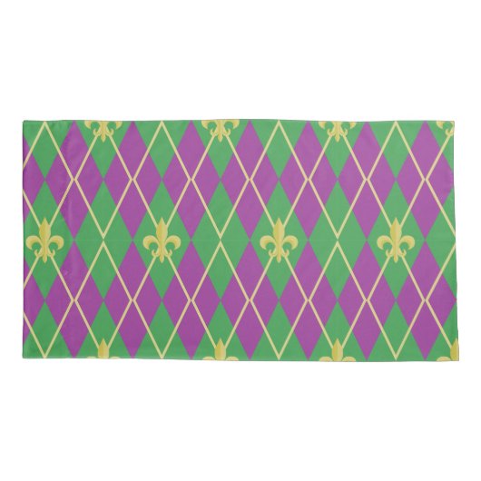 Carnaval Argyle Kussensloop (Achterkant)