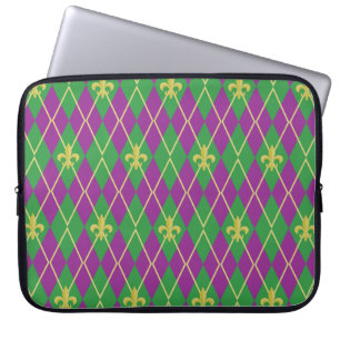 Carnaval Argyle laptophoes Laptop Sleeve