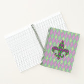 Carnaval Argyle Spiraalschrift Notitieboek (Binnen)