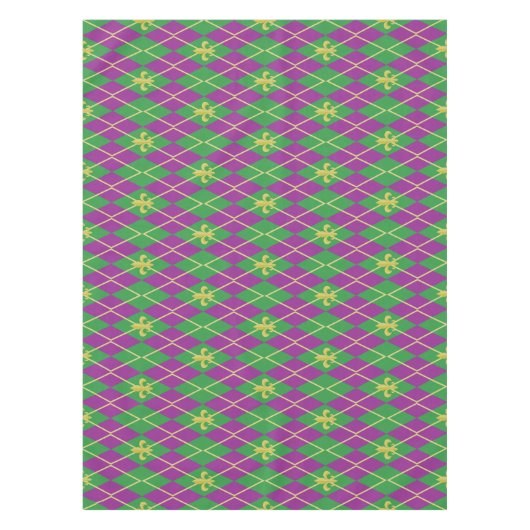 Carnaval Argyle Tafelkleed (Voorkant)