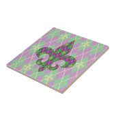 Carnaval Argyle Tegel Tegeltje (Zijkant)