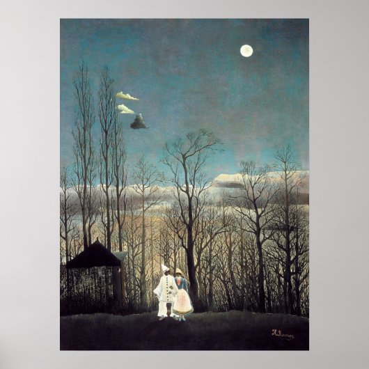 Carnaval Avond, beroemd schilderij Poster (Voorkant)