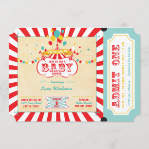 Carnaval Baby Douche Uitnodigingen