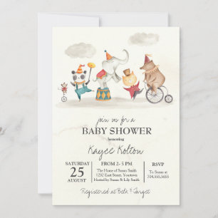 Carnaval Baby shower,  carnaval Kaart