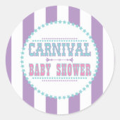 Carnaval Baby shower Stickers (Voorkant)