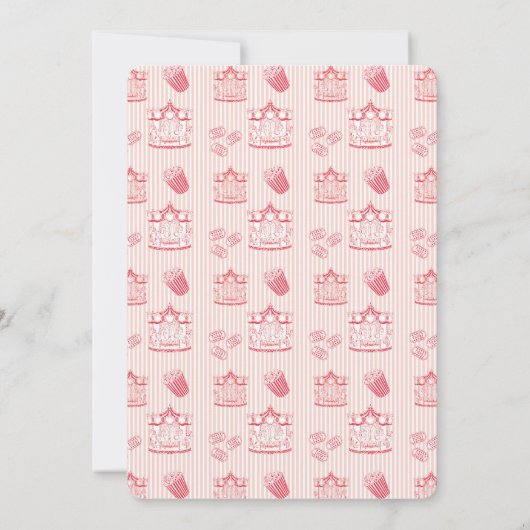  Carnaval Baby shower Uitnodiging (Achterkant)