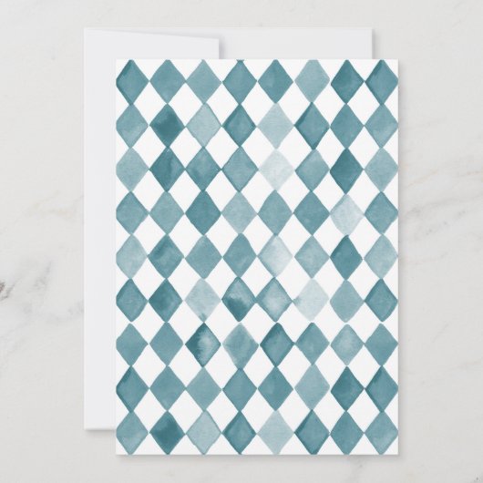 Carnaval Baby shower Uitnodiging | Circus Shower (Achterkant)