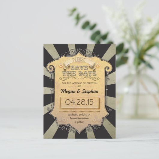 Carnaval Bewaar de datum Aankondigingskaart (Staand voorkant)