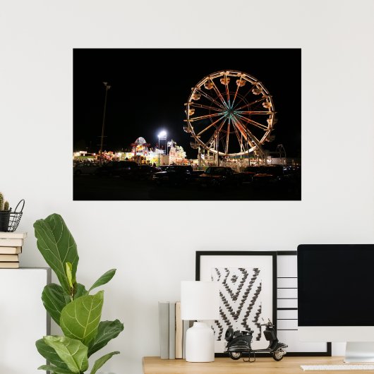 Carnaval bij nacht 07 poster (Thuiskantoor)