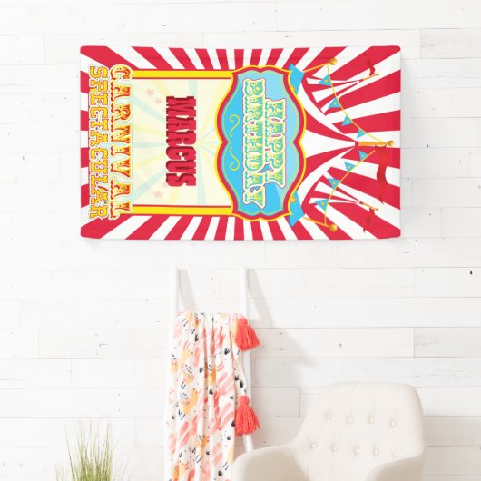 Carnaval Birthday Party Spandoek (Insitu)