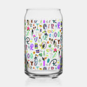 Carnaval Blikvorm Glas (Links)