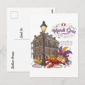 Carnaval Briefkaart (Voorkant / Achterkant)