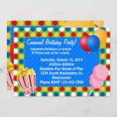 Carnaval Bright Lights Aangepaste Uitnodigingen (Voorkant / Achterkant)