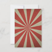 carnaval bruiloft RSVP Kaartje (Achterkant)