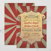 Carnaval bruiloft uitnodigingen (Voorkant / Achterkant)