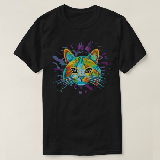Carnaval Cat T-shirt (Design voorkant)