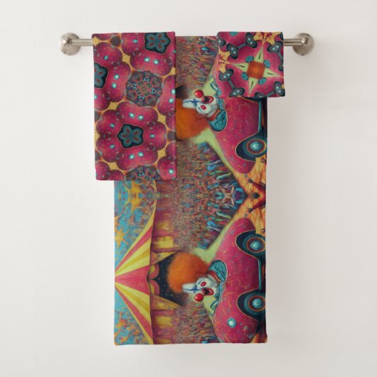 Carnaval Chaos Badhanddoek Set Bad Handdoek (Insitu)