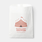  Carnaval Circus Big Top Baby shower Bedankzakje (Voorkant)