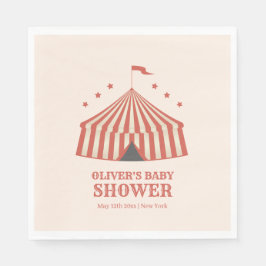 Carnaval Circus Big Top Baby shower Servet