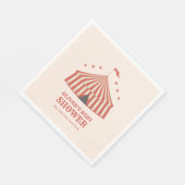  Carnaval Circus Big Top Baby shower Servet (Hoek)