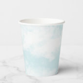 Carnaval Circus Blauw Baby shower Papieren Bekers (Achterkant)