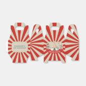 Carnaval Circus & Dieren Verjaardagsfeest Bedankdoosjes (Uitgevouwen)